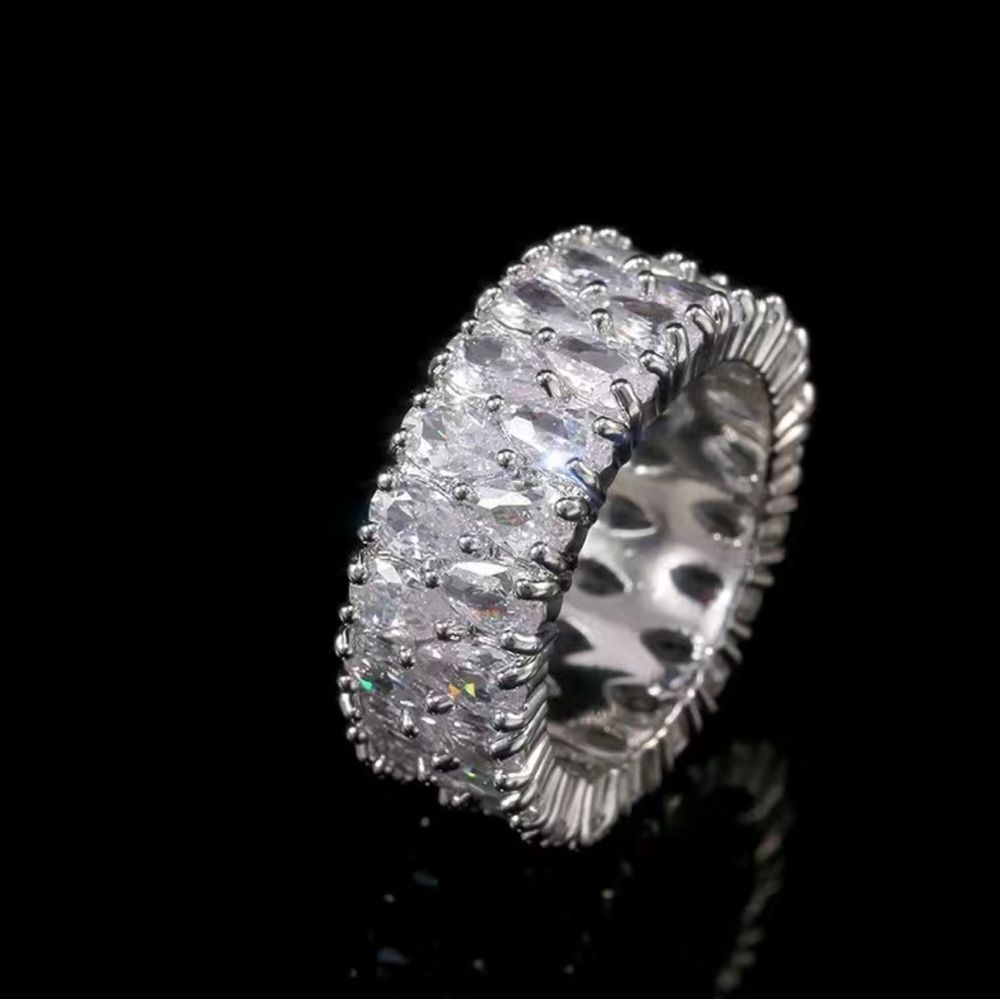 Cubic Zirconia Baguette Ring 9.5